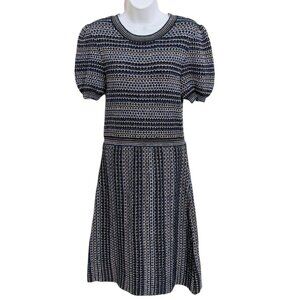 Free PEOPLE Free People Into You Mini Sweater Dress Green Blue Knit Medium @i